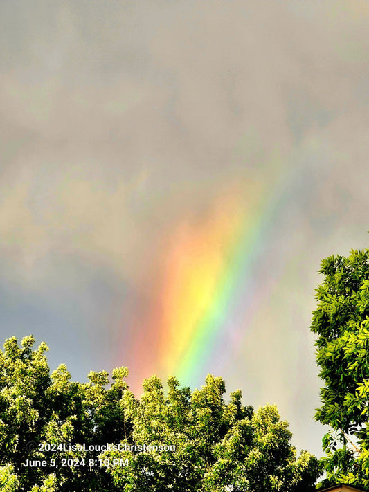 June 5, 2024 Sunset Unveils Single And Double Rainbow!