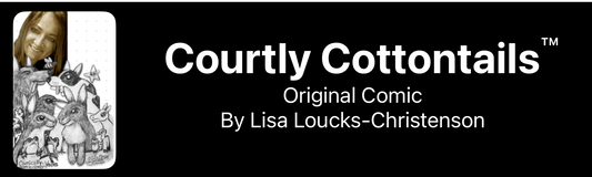 May 29, 2024: - Courtly Cottontails By Lisa Loucks-Christenson, "God's Note" #24-05-29-02